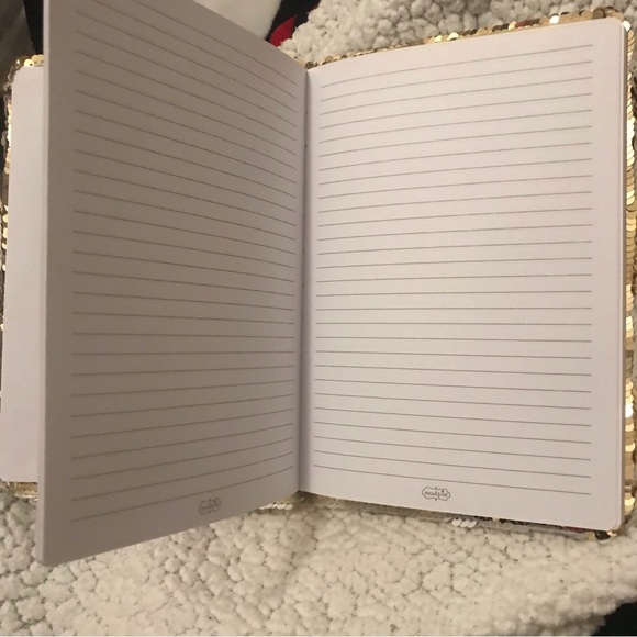 Gorgeous Reverse Sequin Stay Classy Notebook - Picture 2 of 7